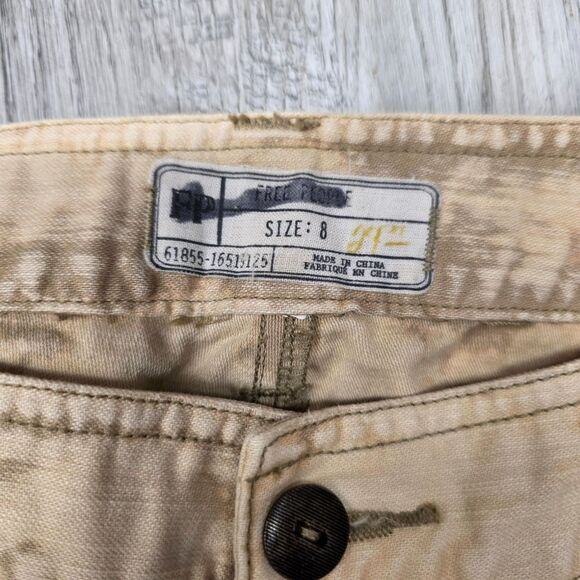 Free People Grungy Straight Jeans Size 8 - Picture 4 of 7